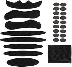 Helmet Padding Foam Kit 27PCS Bicycle Replacement Pads Universal Foam Pads Set for Bike Motorcycle Cycling Racing Outdoors (Black 27pcs MTX)