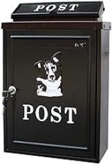 Mailbox Wall Mounted Post Box Waterproof Mailbox Wall-Mounted Mailbox General Manager’s Suggestion Box Receipt Report Box with Lock 210728