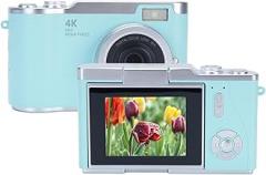 48MP Digital Zoom Camera, 1080P Resolution, 18X Electronic Zoom with LED Fill Light, for Selfie Taking and Content Previewing (Green)