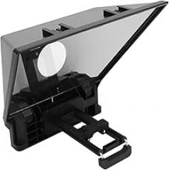 TP2A8 Inch Teleprompter, Wide Angle Prompter Support Remote Control & Bluetooth Connection, for Tablets Smartphones DSLR Online Teaching...