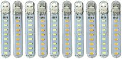 2 4 10 Pcs) USpB LED Mini Book Light DC 5V LED Desk Reading Lamp Portable LED Night Light for Povver Baink Laptop Computer Lighting New 2026 High for Reliable Electronic Component