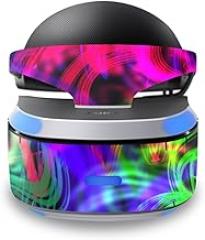 MightySkins Skin Compatible with Sony PlayStation VR wrap Cover Sticker Skins Neon Splatter