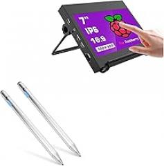 BoxWave Stylus Pen Compatible with APROTII Monitor YW0410 (7 in) - AccuPoint Active Stylus (2-Pack), Electronic Stylus with Ultra Fine Tip - Metallic Silver