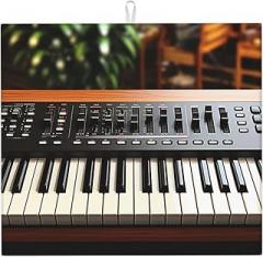 Dish Drying Mat for Kitchen Counter 16x18 Inch Microfiber Dish Drying Pad Electronic keyboard Absorbent Large Dishes Drainer Mats for Kitchen Countertops Sinks Draining Racks