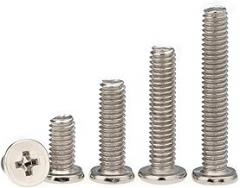 M2 .5 M3 M4 M5 M6 Carbon Steel Cross Ultra Thin Flat Wafer Head Electronic Machine Screw(M2.5x3x5 (100pcs))