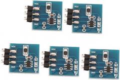 Gatuida 5pcs Capacitive Touch Button Module Self-Locking and Momentary Modes Sensor for Electronics Projects Easy to Install Touch Key Module