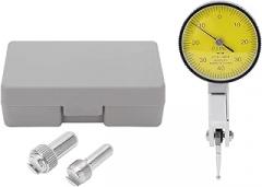 Electronic Digital Dial Indicator, Dial Test Indicator with Storage Box, 0mm 40mm 0mm Range 0.01mm Accuracy Precise Yellow Dial Test Indicator Gauge