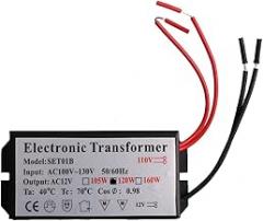 120W 110V Halogen Light Power Supply Converter Low Voltage Transformer Electronic Adapter