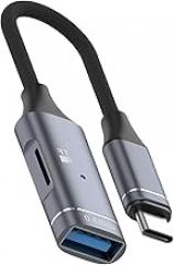 Highly Speed USB C to USB Converter Adapter 5Gbps Data Transfer Durability Aluminum Alloy Adapter for Electronics Gadget USB C to USB