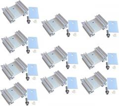 Uonlytech Professional Heat Sink Aluminum Electronic Radiator 40pcs Cooling Kit Random