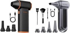 WOLFBOX MF50 Electric Air Duster-110000RPM Powerful Air Duster & WOLFBOX MF100 Electric Air Duster-150000RPM Super Power Cordless Air Duster