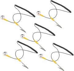 5pcs Anti-Static Work Surface Mat Grounding Wire ESD Cable Clips for Electronics Grounding Buckle for Static Electricity Protection