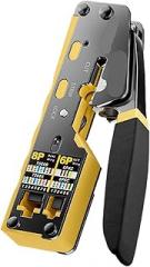 RJ45 crimping tool straight through crimping pliers cable crimper