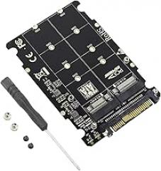 2 1 M.2 NVMe SATA U2PCB M.2 NVME SSD Key M Key B SSD to U.2 SFF-8639 Adaptier PCIe M2 Converter Desktop Computer Parts New 2026 High for Reliable Electronic Component, Precision, Stable Performance