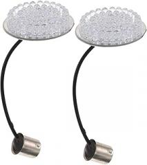 1pair Led Motorcycle Turn Signal Lights Electronic Indicators for Enhanced Visibility Quick Installation Fit for Harley and Other Models Bright Safety Signals