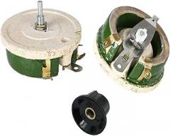 150w BC1 High Power Wirewound Potentiometer Rotary Rheostat Disk Ceramic Variable Resistor 5R 10R 20R 50R 100R 200R 300R 500R 1K(200R)