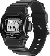 IBSO Women Digital Watch Sport Resistant Outdoor Waterproof Electronic Watch with Alarm, Stopwatch, Luminous Night Light Men Military