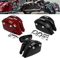 Hard Saddlebags w/Electronic Latch Lid For Indian Chieftain Dark Horse 2016-2018