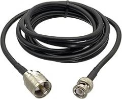 1pcs RG58 Cable UIHF PL259 Male Plug to BNC Male Plug C0innector RIF Coaxial Pigtail Jumper Adaptier Straight New 6inch~20M New 2026 High for Reliable Electronic Component