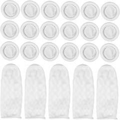 550pcs Disposable Fingertip Gloves Static Finger Protectors for Nail Art Manicure Flexible Latex Material for Electronics Repair Painting