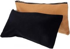 2Pcs Durable Zippered Tool Bags Wear Resistant Organizer Pouch for Multi Purpose Storage Includes Utility Pouch for Tools Makeup and Electronics