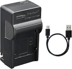 Kastar AC & USB-C Battery Charger Compatible with Olympus Li-40B Li-42B, Casio NP-80, Pentax D-Li63, for Olympus FE Stylus Tough, Casio Exilim, Pentax Optio, Sanyo Xacti Cameras