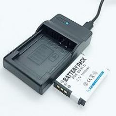 Battery Pack and USB Rapid Travel Charger for Nikon Coolpix S8000, S8100, S8200, S9050, S9100, S9200, S9300 Digital Camera