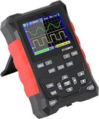 Mini Portable Oscilloscope, with Power Supply and BNC Clip Cable Probe Q15001 Handheld Pocket Size Digital Oscilloscope Kit DIY Parts SMD Soldered Electronic Learning Se