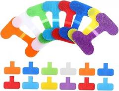 COHEALI 20Pcs Reusable Cable Labels for Electronics Flexible Cord Tags Color Coding 3.8x1.6cm for Organization