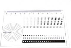 PCB Surface Quality Check Tool SEC Transparency Size Estimation Gauge (1)