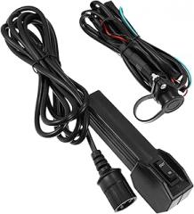 ACROPIX 12V ATV UTV Rubber Winch Corded Hand Controller Remote Control Kit Rocker Switch Universal Winch Remote Control Switch Car Parts