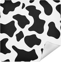 Cow Style Black White Camera Protective Wrap, Anti-scratch Lens Protector Wrapper, Magic Self-Adhesive Cloth for Cameras/DSLR/Laptop/Electronic Accessories, S