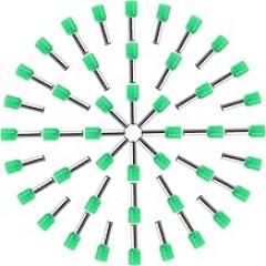 100Pcs Copper Tube Terminals Cold Pressed Electrical Connectors for Automotive Electronics More Easy Installation Versatile Application