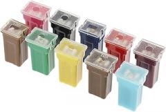 216℃ | 2Pcs 20A 25A 30A 40A 50A 60A Insurance Auto Square Fuse Tube for Car Air Conditioning Insurance Fan New 2026 High for Reliable Electronic Component, Precision, Stable Performance