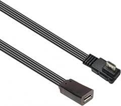 Thin 1.5mm Microed USB Extension Cord 90° Right Angled Design for Tight Space for Electronics Devices
