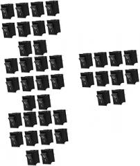 40pcs Off Rocker Button Compact Control for Vehicles and Electronics Design and Circuit Connection