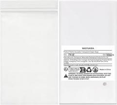 7X10IN 150 Counts Reclosable Zip Bags, 3.94Mil Double-Sided Thickened Plastic Storage Bags for Tools, Electronic parts, Home & Office Use
