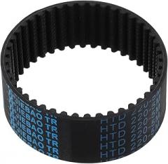 Tool Parts and Accessories HTD-5M Rubber Timing Belt 48 Teeth 220mm Pitch Length X 25mm Width (#CN-140824-05530)