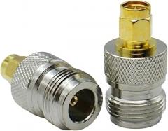 N-K to SMA-J | 3P | L16 N to SMaiconnector Male Female Straight Adaptier SMA to N Test Converter for Wi-Fi Cable, Mobile Communications, Wireletss Data High for Electronic Component