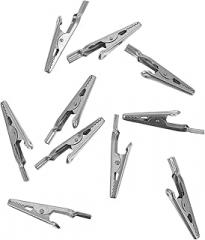 U Clamp for Electronics 10pcs Small Alligator Clips for Temporary Wiring