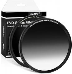 H&Y EVO Soft GND16 Filter, 67mm Graduated Neutral Density Filter with Double-Mount Magnetic & Screw-in 2-in-1, 4-Stop Light Reduction