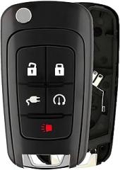 1x New Replacement Key Fob Remote Shell / CASE Compatible with & Fit for 2011-2015 Chevrolet Volt - MPN OHT05918179-02 (NO Electronics or Chip Inside)