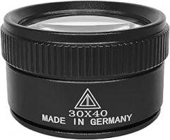 Jewelry Magnifier, 30X Coin Magnifier, Portable Loupe – for Jewelry Work Reading Craft Electronics Geology Plant Coin Collection Painting Inspection