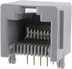 Unshielded 8 Computer Pins RJ45 8P8C Modular PCB Jack Network Ethernet Cables LAN Connector