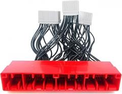 Vehicle Accessory OBD2A to OBD1 Jumper Harness Adapter for Jumper Conversion Wiring Wire Assembly Electronic Accessory