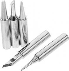 ABOOFAN Soldering Iron Tips 5pcs Replacement Tips for Electronic Soldering Easy to Install for and Repair
