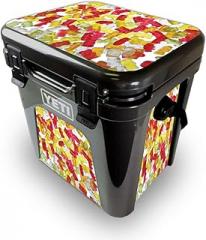 MightySkins Skin Compatible with Yeti Roadie 24 Hard Cooler - Gummy Bears | Protective Viny wrap | Easy to Apply and Change Styles | Made in The USA