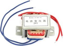 Power Transformer Isolation Transformer 12W 24V Low Frequency for Home Appliances Electronics Copper Wire Silicon Steel Core Safe Efficient
