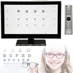 Visual Acuity Chart,Electronic Ophthalmometer LCD Projector, with Multiple Visual Targets,for Optical Shop,Optometry Detection (18.5in)