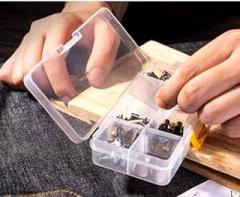 2 Pcs Parts Box Parts Box Plastic Box Detachable Tool Box Storage Box Electronic Component Box Tool Box Combined Screw Box Storage Box 138x70x30mm Parts Box DL432001